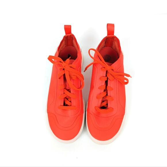 Adidas by Stella McCartney Womens Shoes Orange Treino Lace Up Sneakers Size 7 - Picture 4 of 10